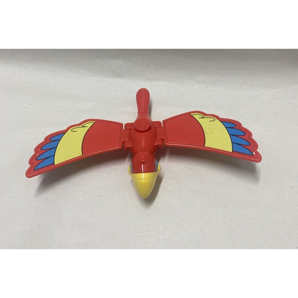 2005 Paco the Pirate red Figure Toy From Wendys Flapping Wings